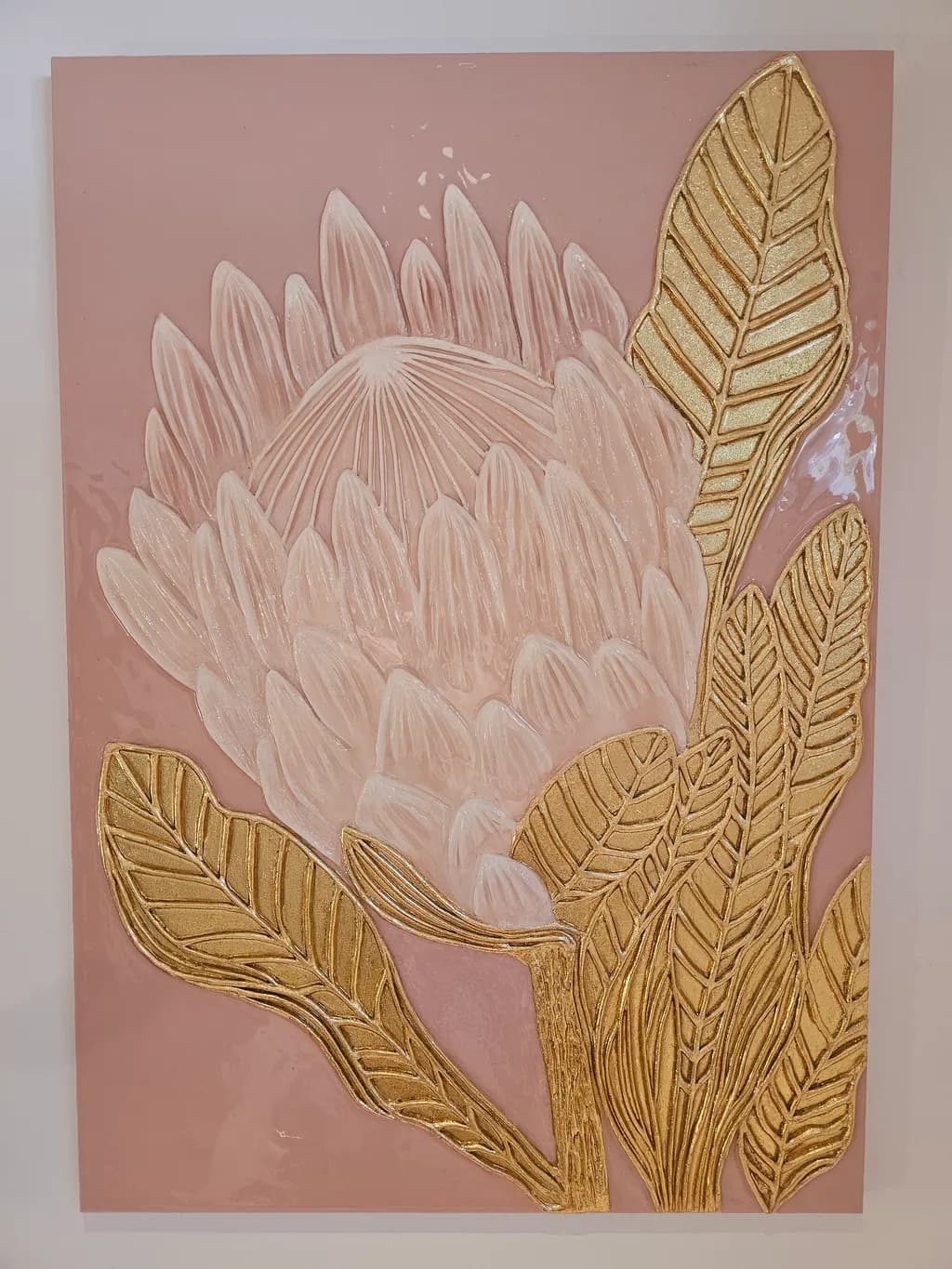 Golden Protea Bloom