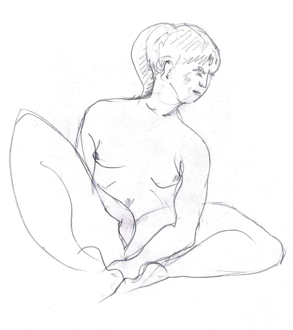 Rajzos Figure Study