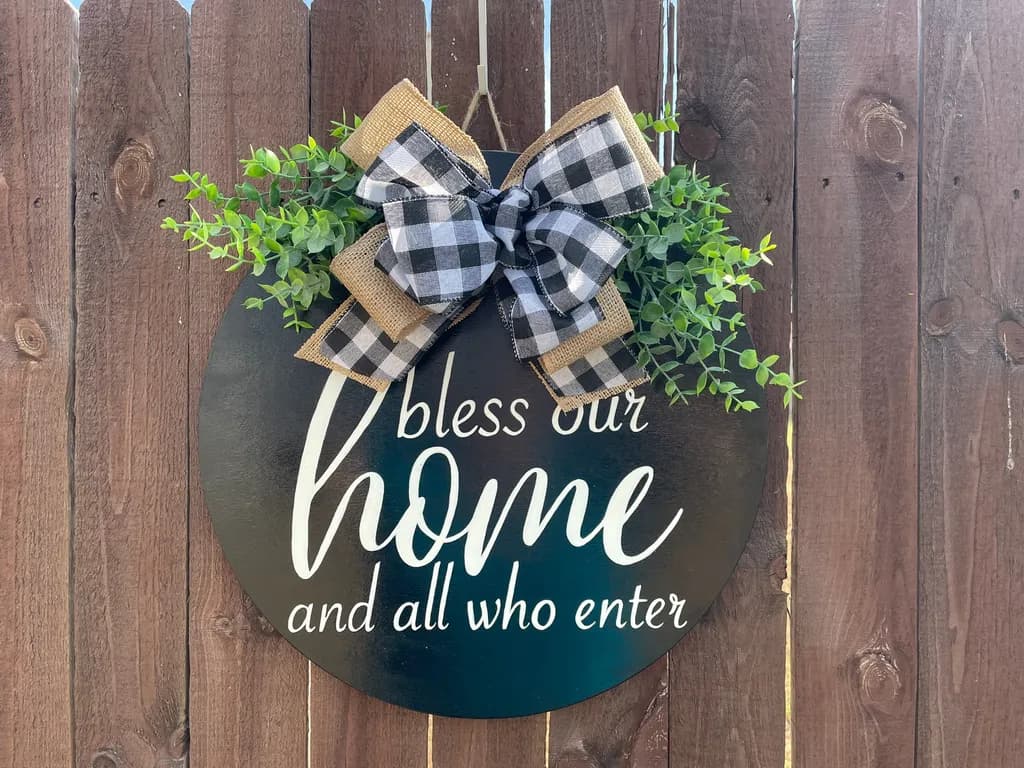 Bless Our Home Sign