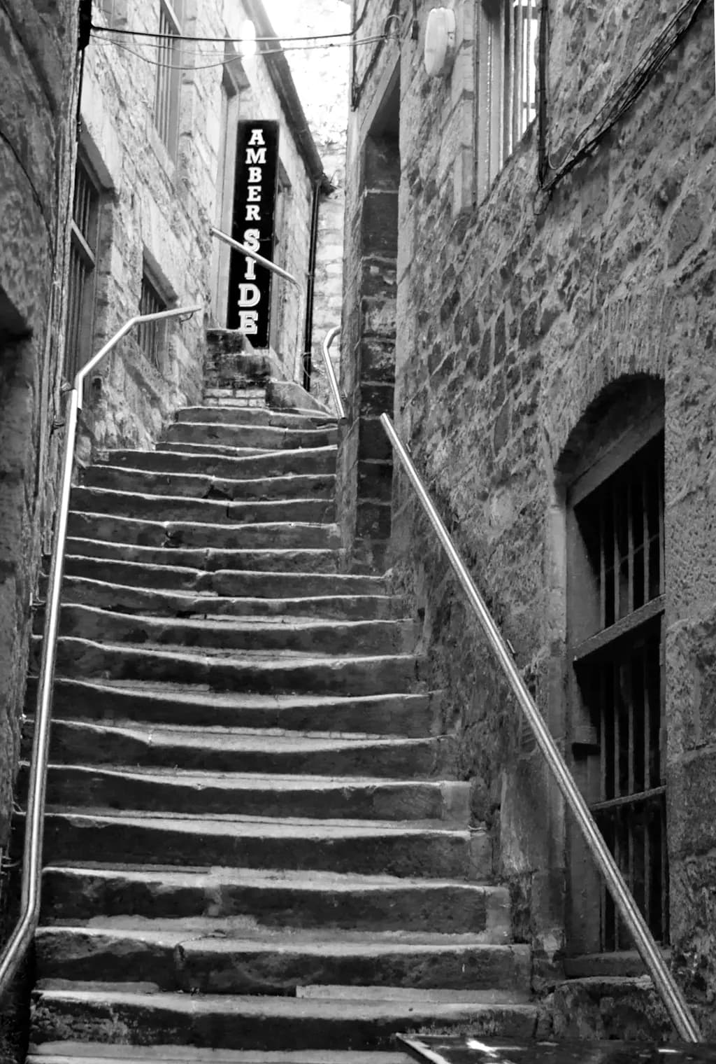 Worn Stone Stairwell