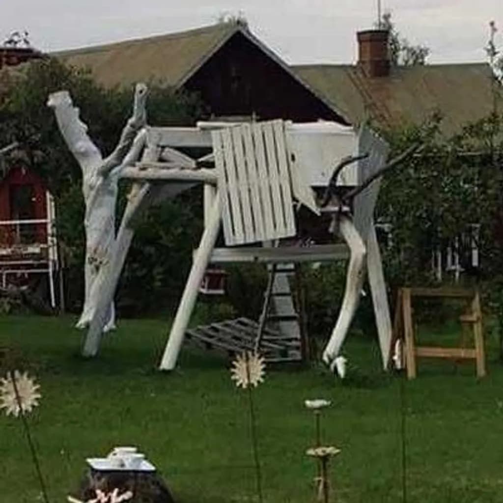 Wooden Sculpture Beast