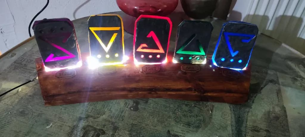 Illuminated Symbols Display