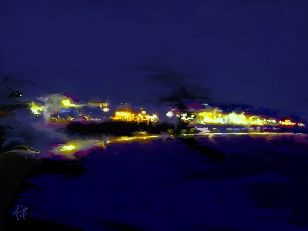 Night Harbor Promenade