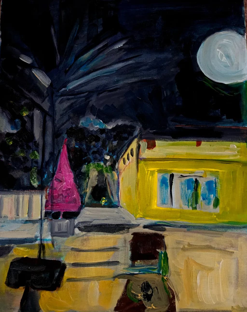 Night Courtyard Glow