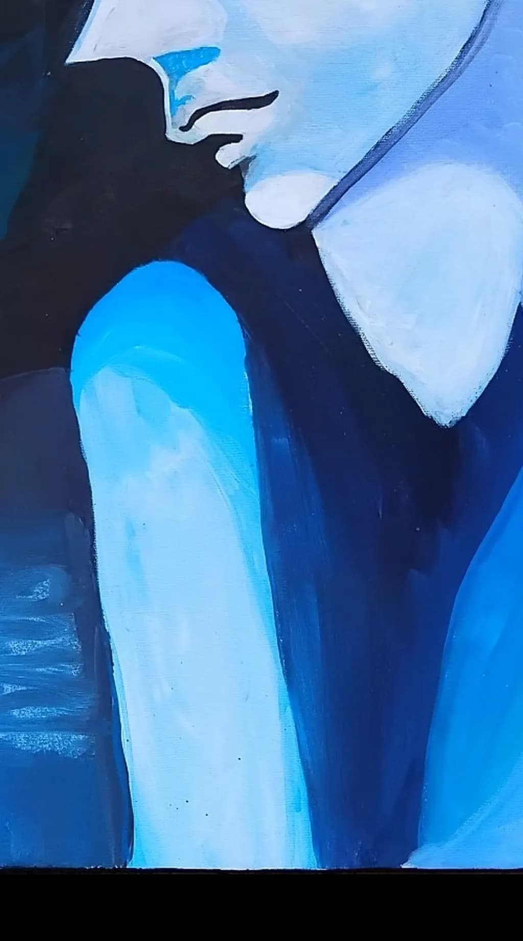 Contemplation in Blue