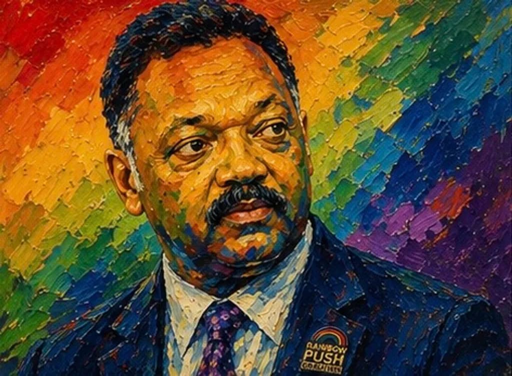 Rainbow Push Portrait