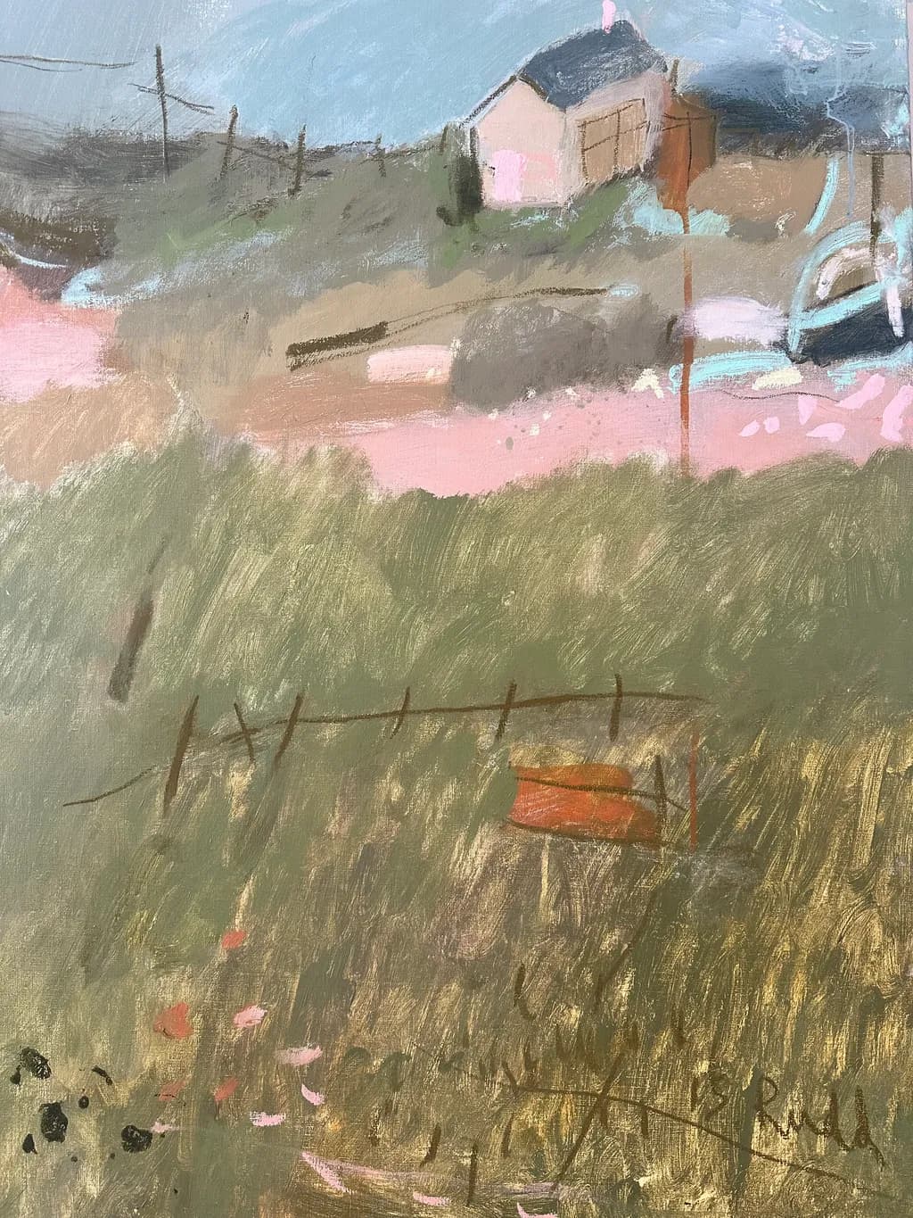 Pastel Hillside