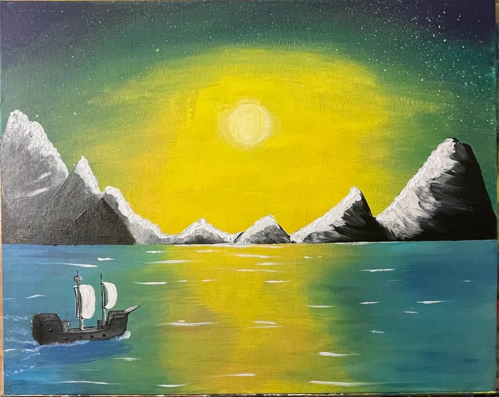 Silent Voyage at Dusk