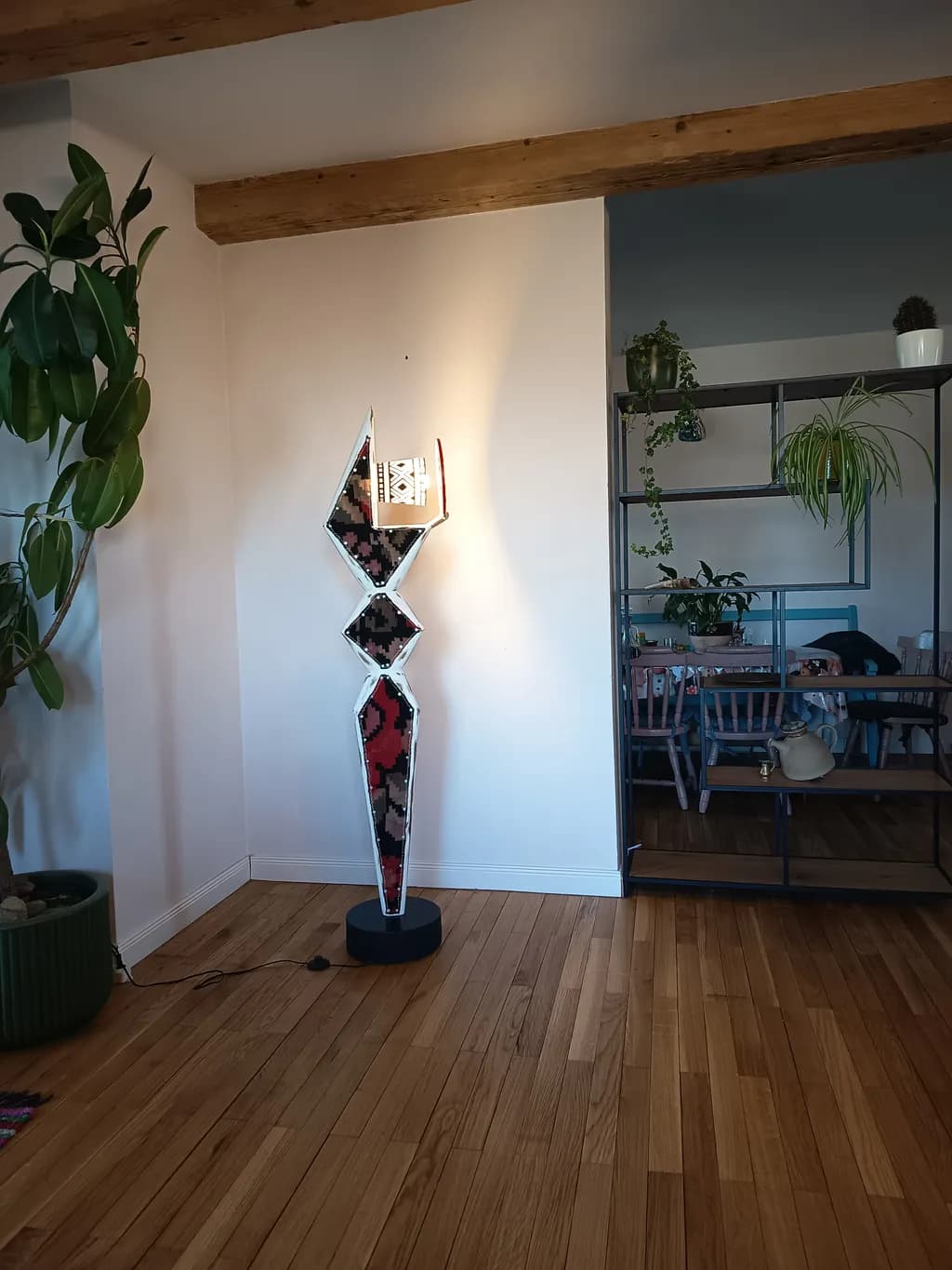Geometric Tapestry Lamp