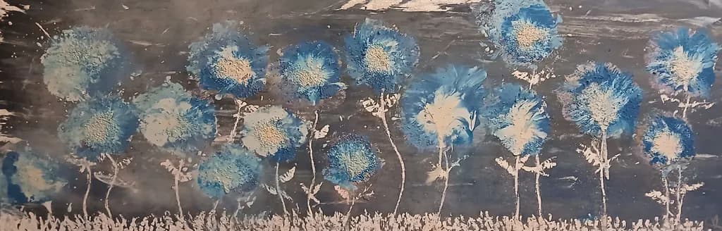 Blue Bloom Cascade
