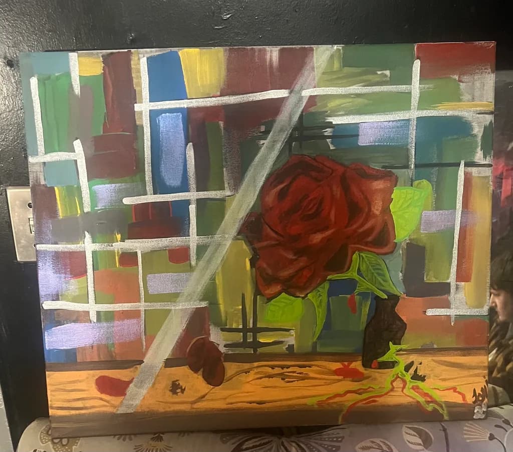 Fragmented Rose