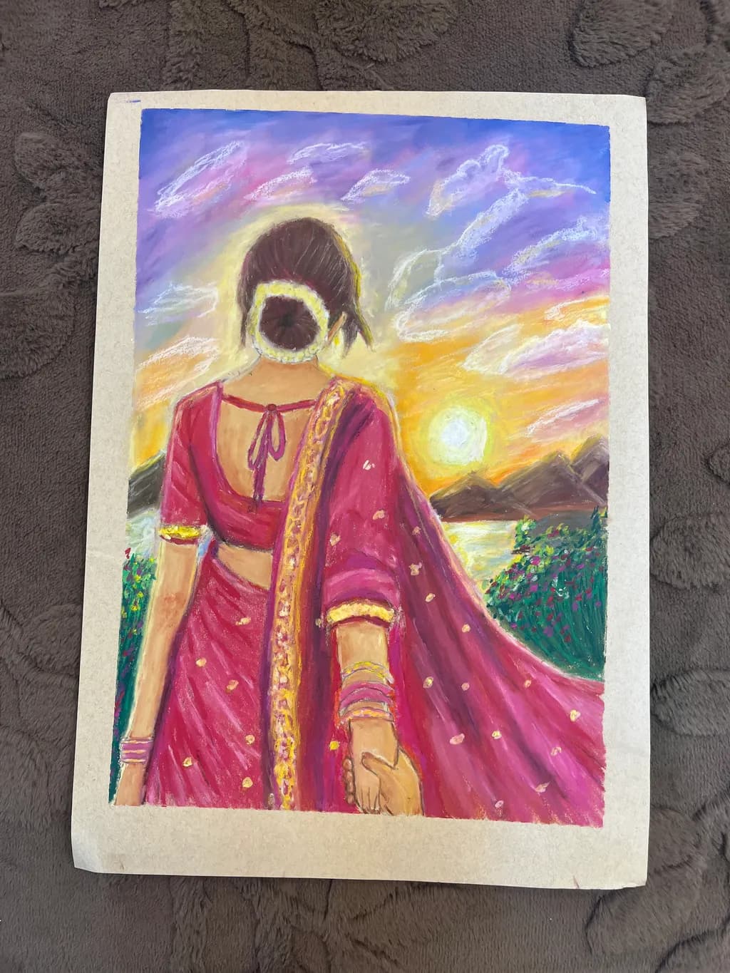 Saree Sunset Stroll