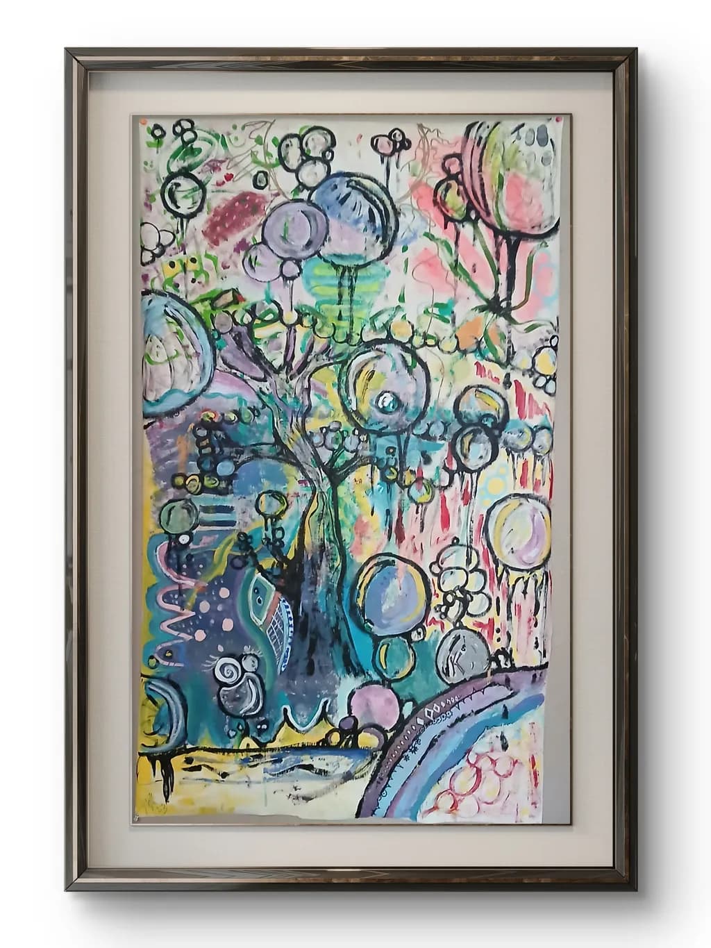 Abstract Bubbles Composition