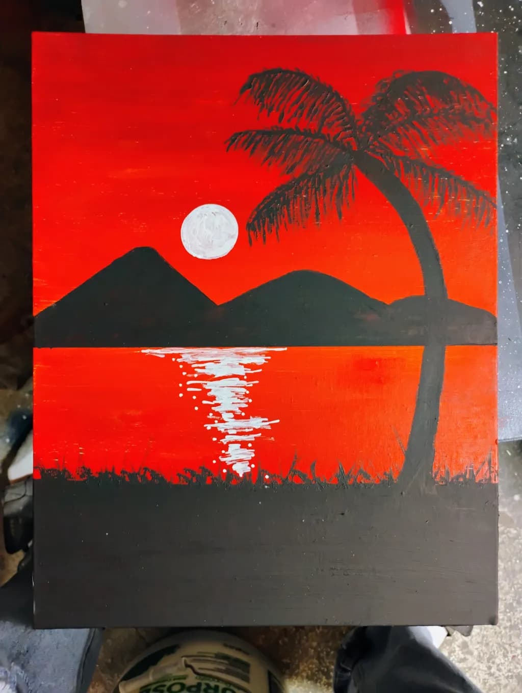 Crimson Shoreline