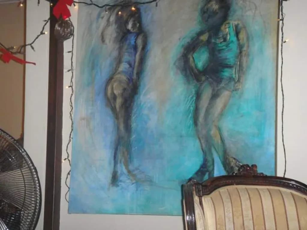 Blue Dance Figures