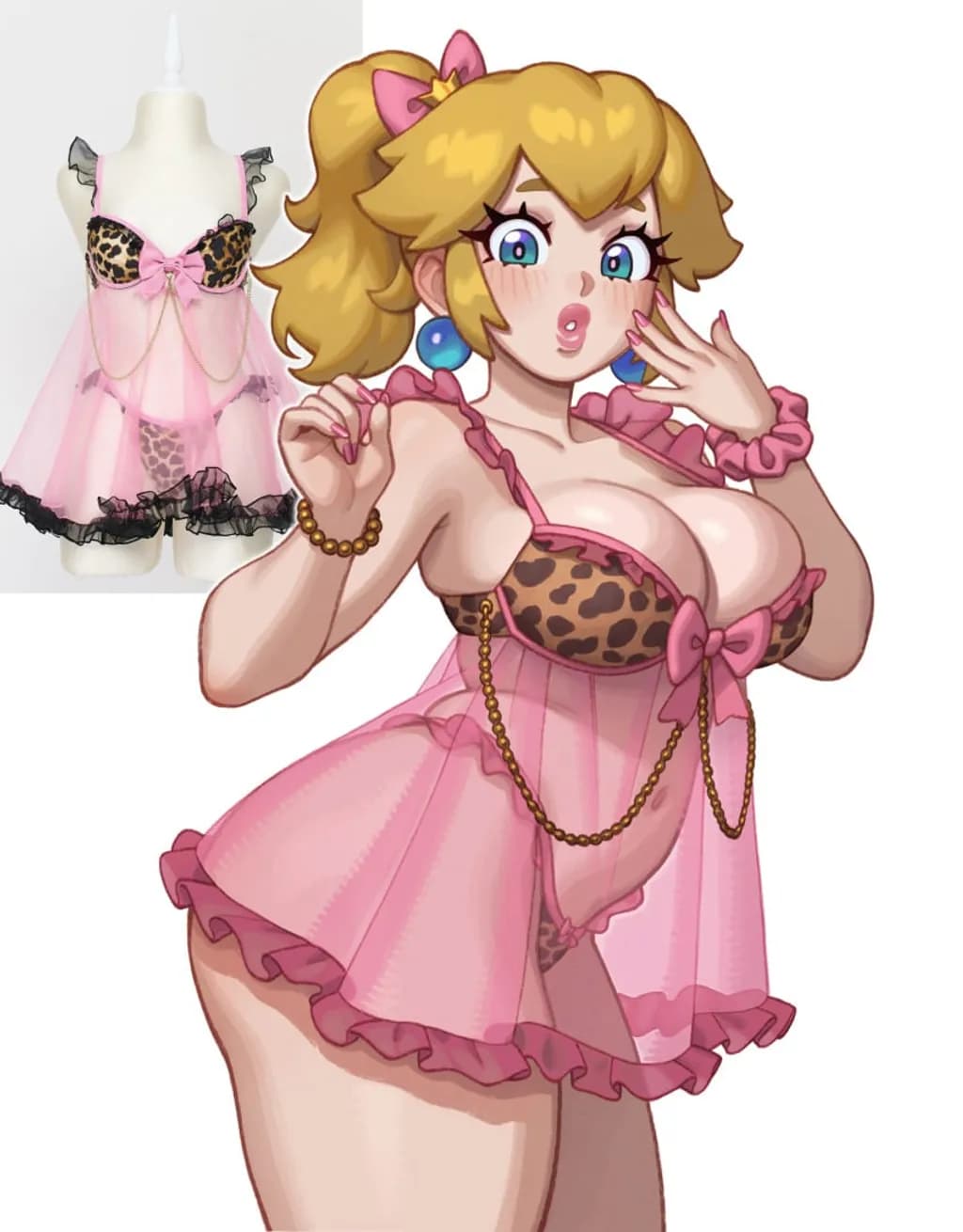 Playful Sheer Leopard