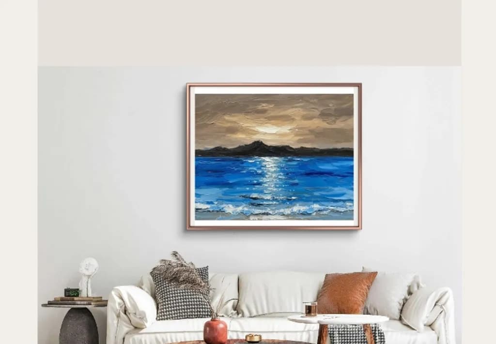 Blue Ocean Sunset