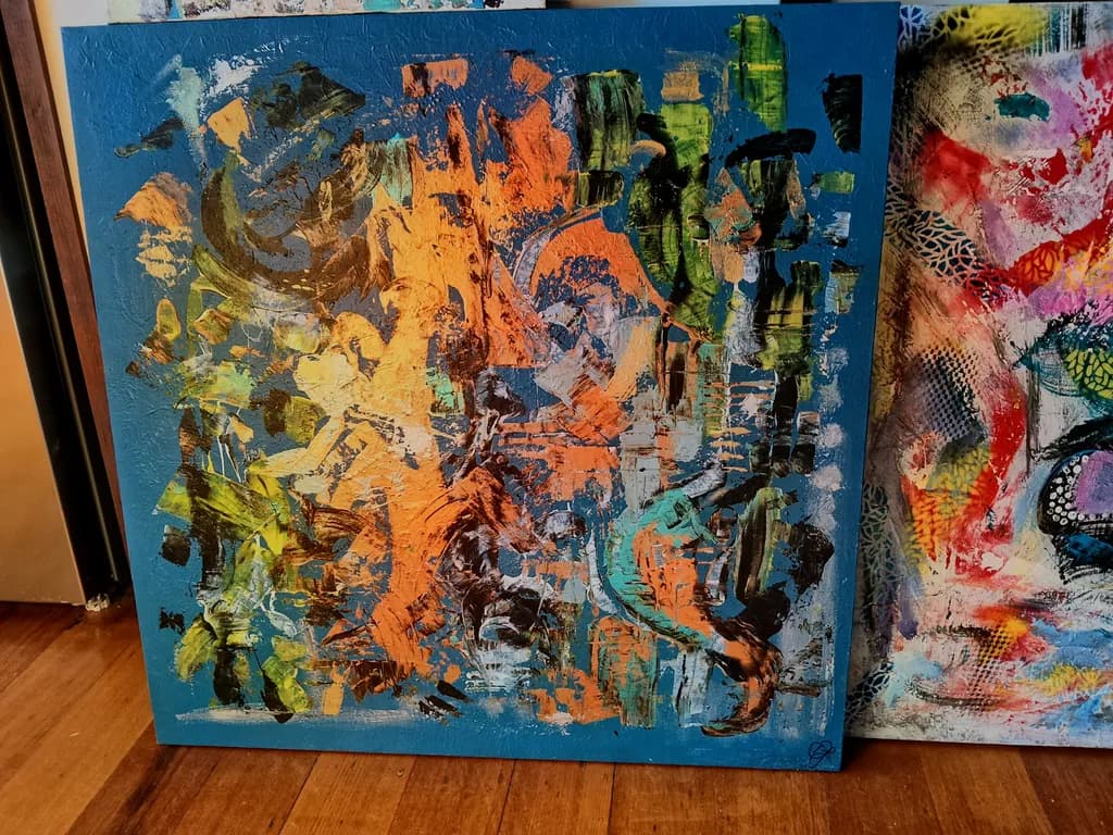 Color Patchwork Canvas