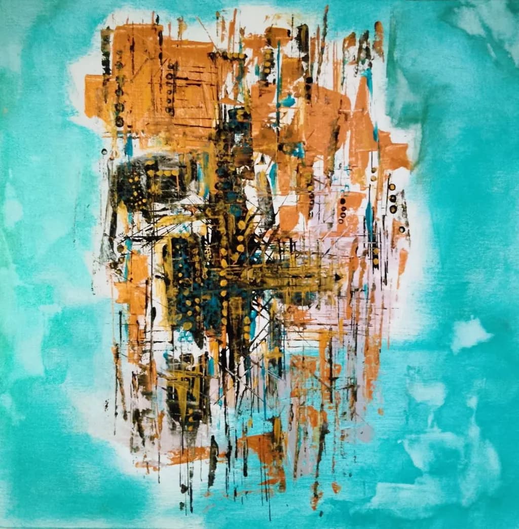 Turquoise Cityscape