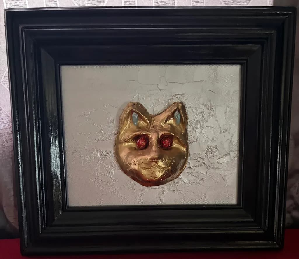 Golden Cat Mask