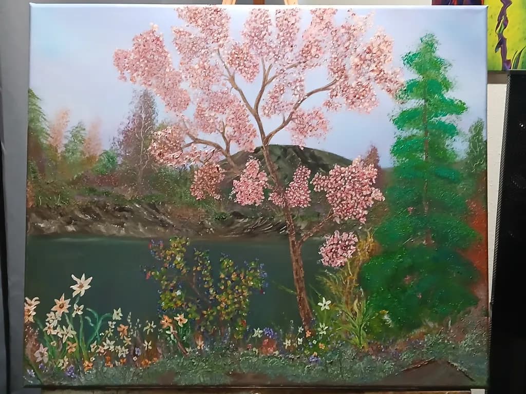 Lakeside Blossoms