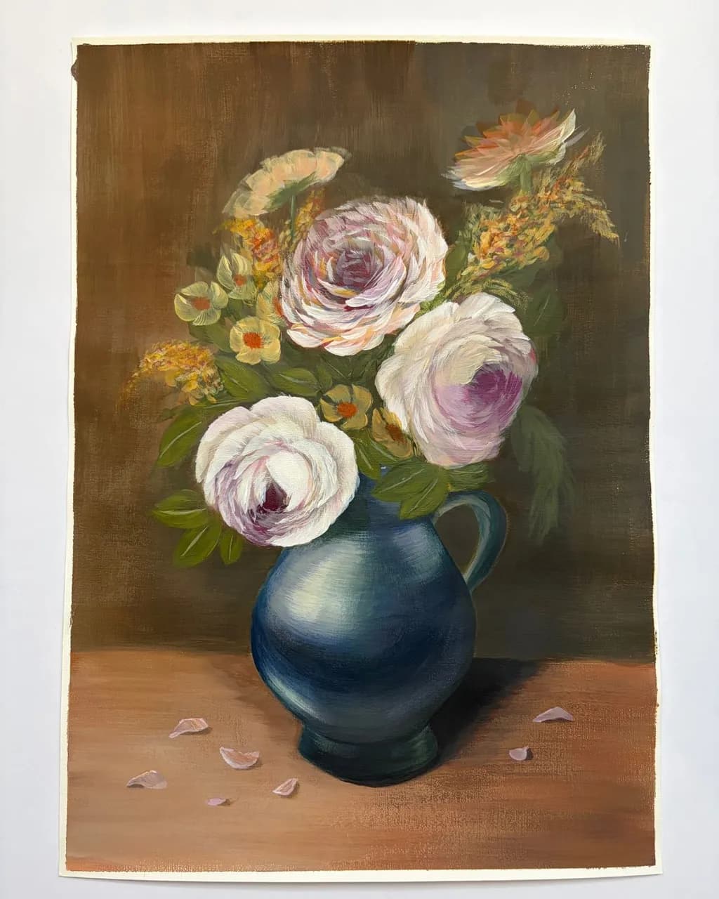 Blue Vase Bouquet