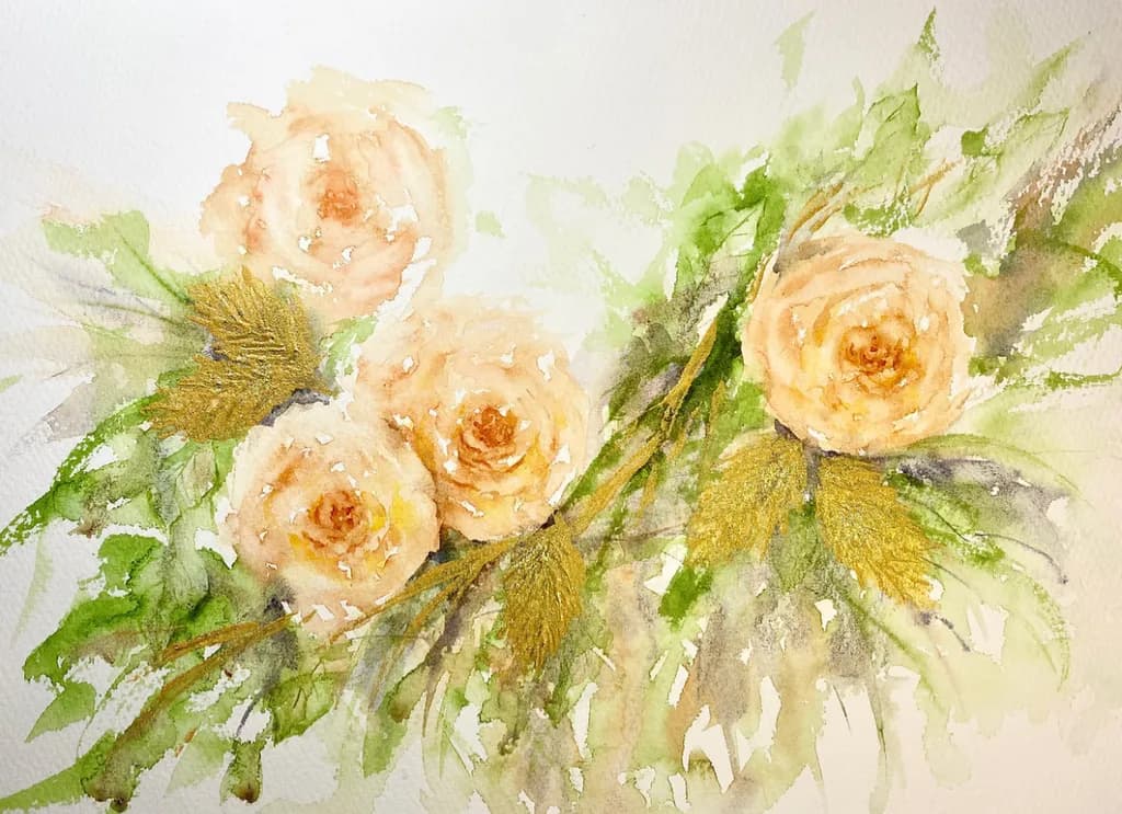 Golden Garden Roses