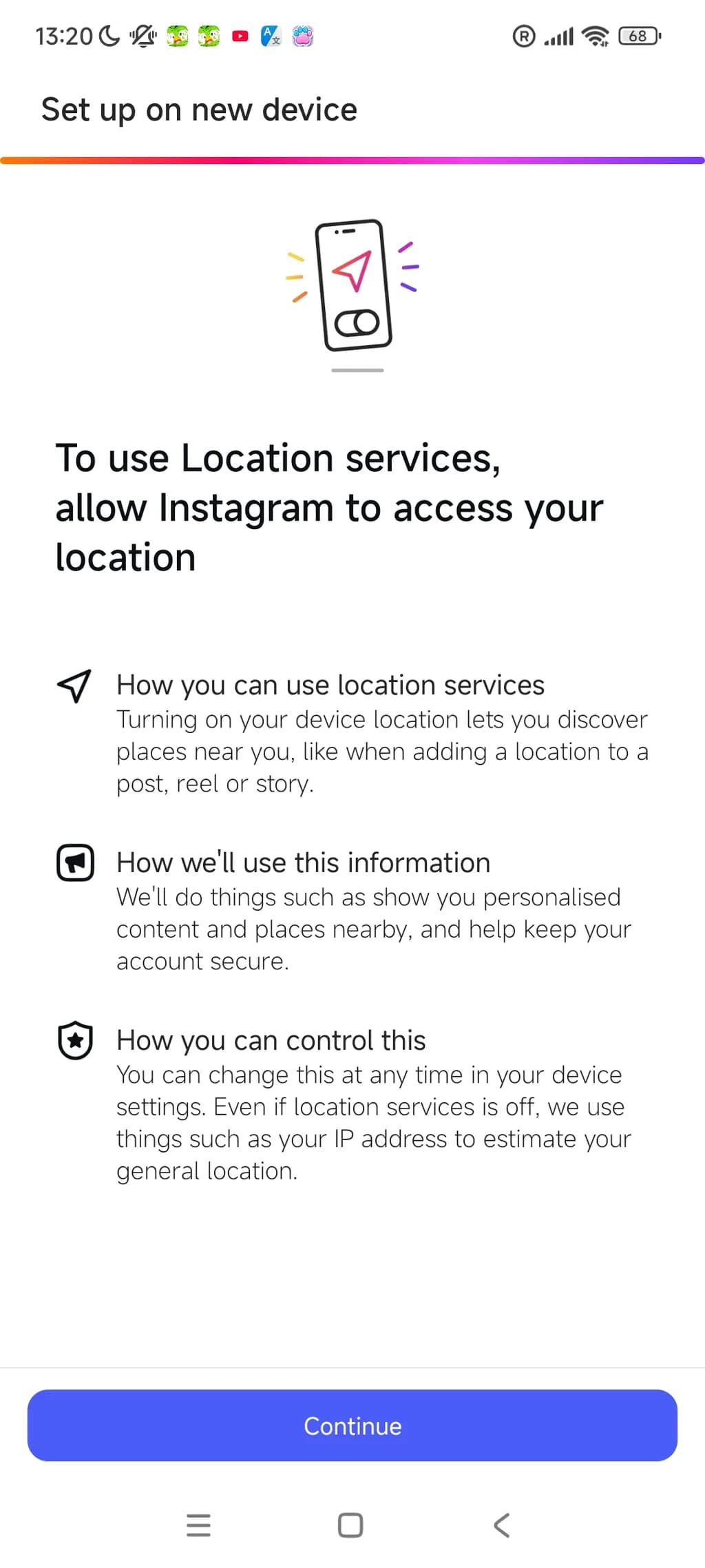 Location Access Setup