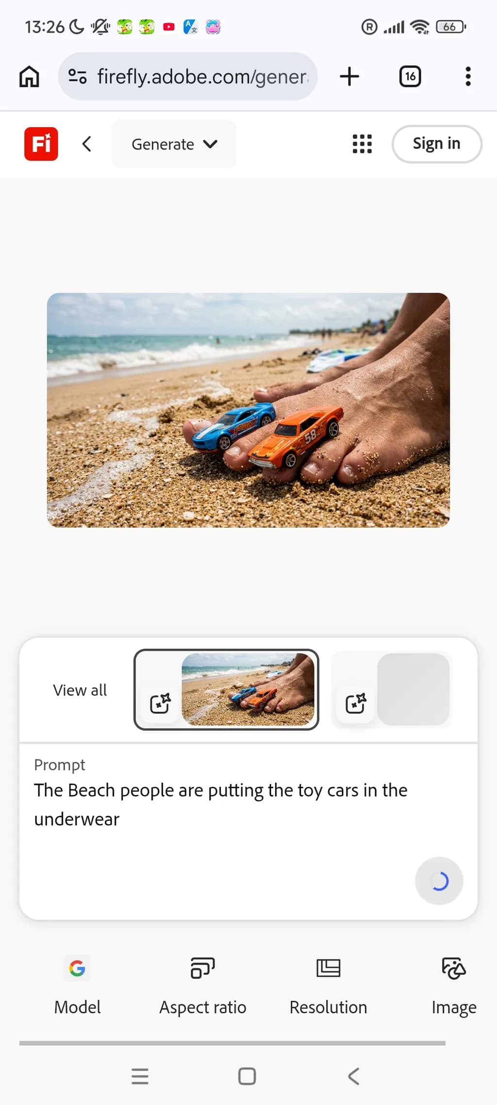 Sandy Toy Racers