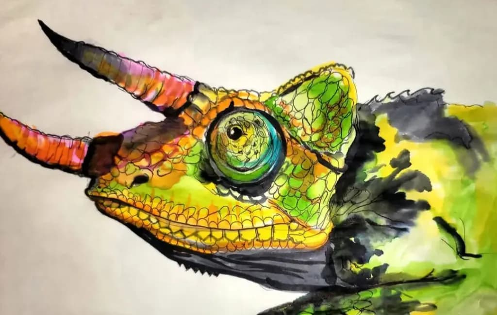 Horned Chameleon