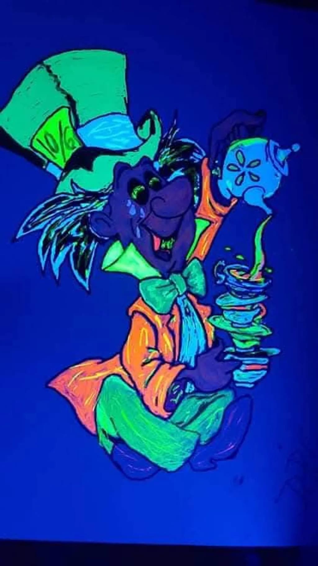 Neon Mad Hatter