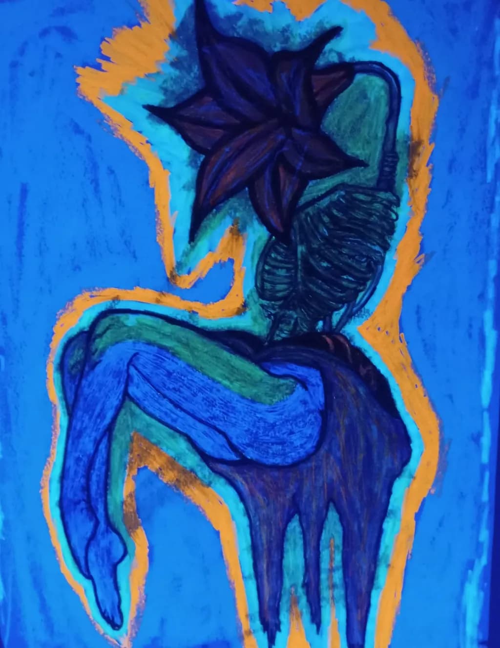 Blue Bloom Embrace