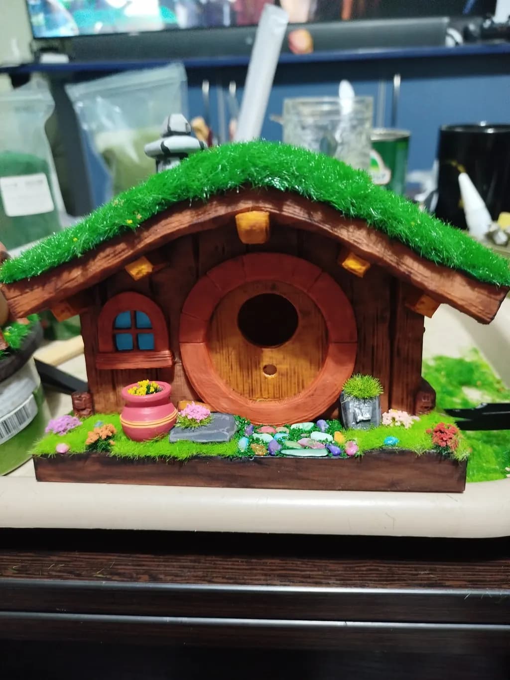 Hobbit House Birdhouse