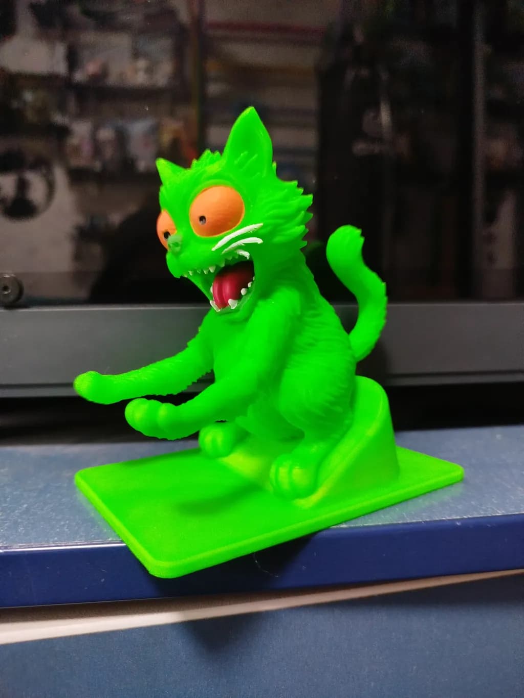 Neon Frenzy Cat