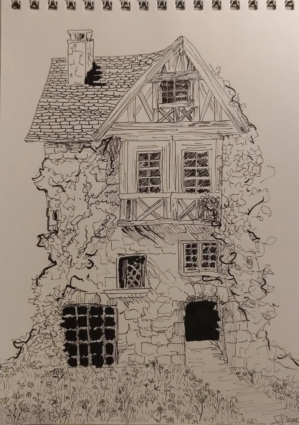 Ivy-Covered Cottage