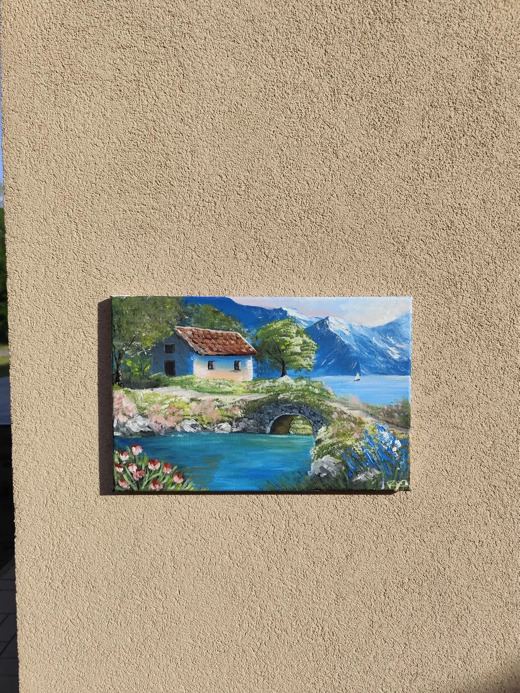 Mountain Cottage Reflection