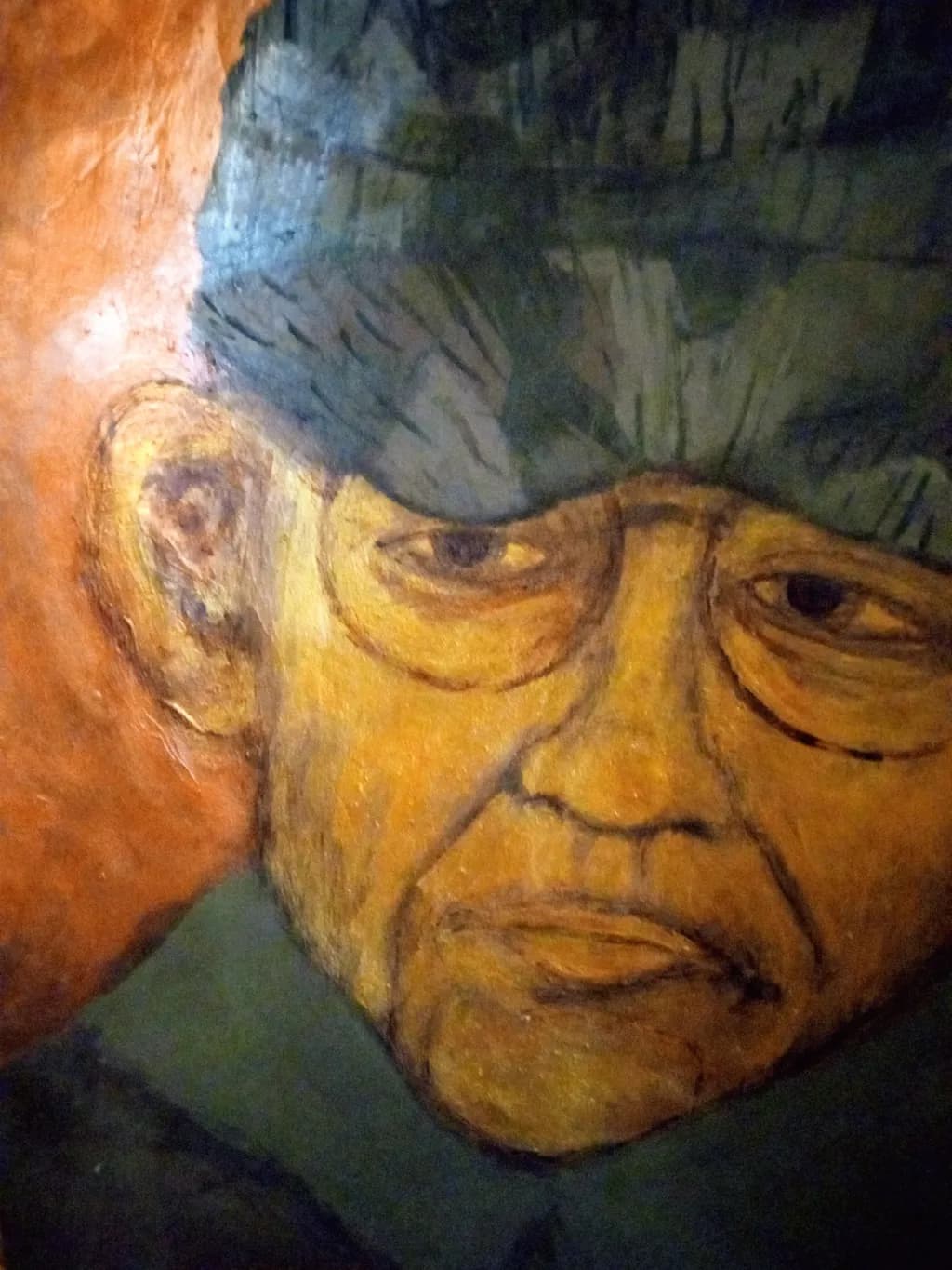 Weathered Gaze Portrait