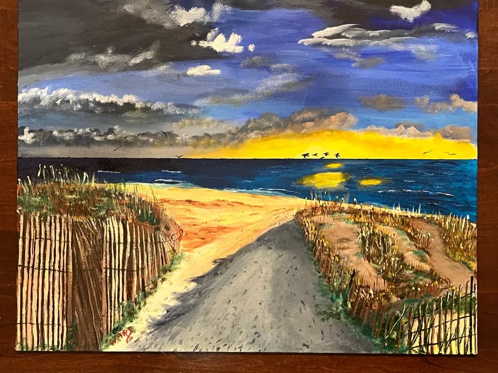 Dune Path Sunset