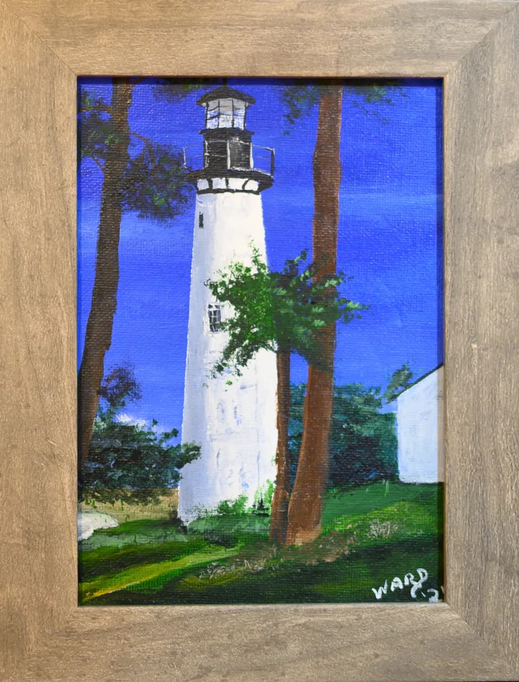 Lighthouse Among Pines