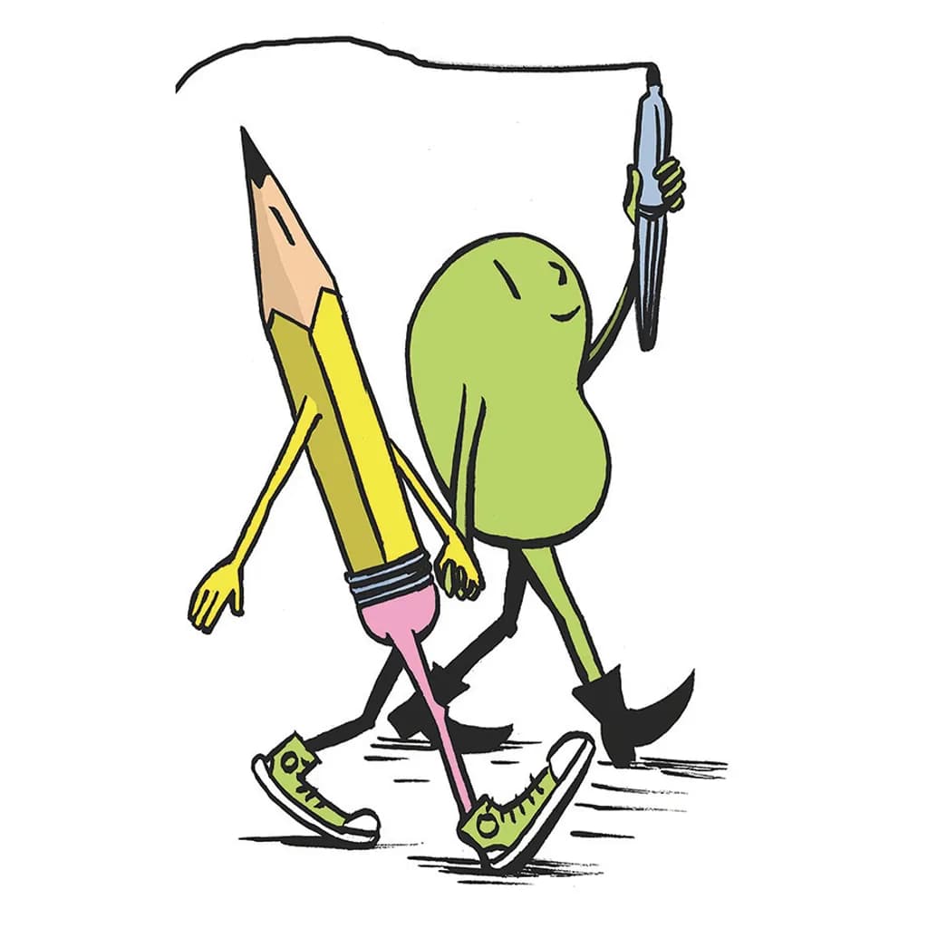 Bean and Pencil Stroll