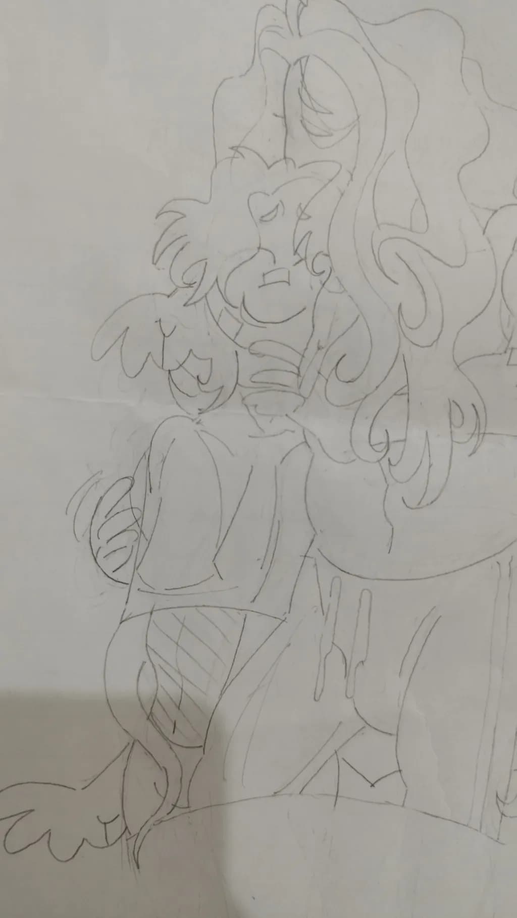 Couple Embrace Sketch