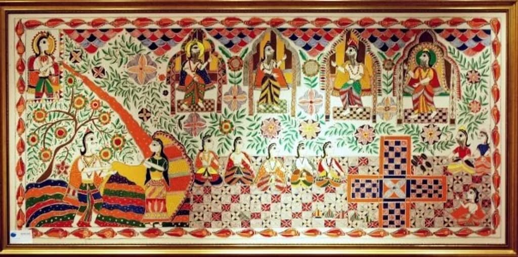 Rajput Courtship Scene