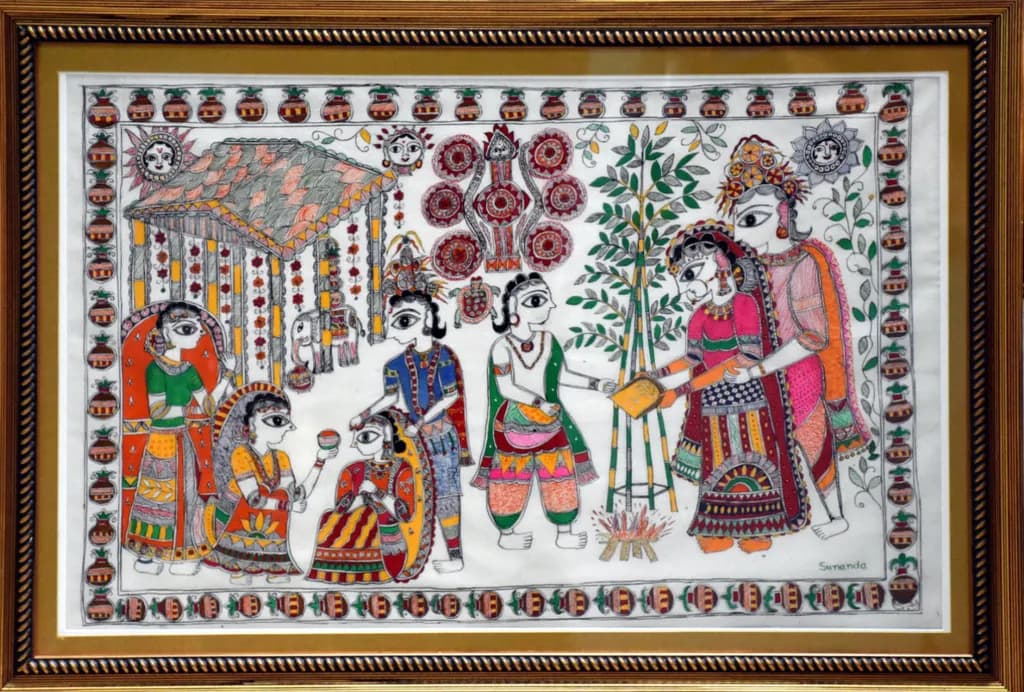 Madhubani Wedding Ritual