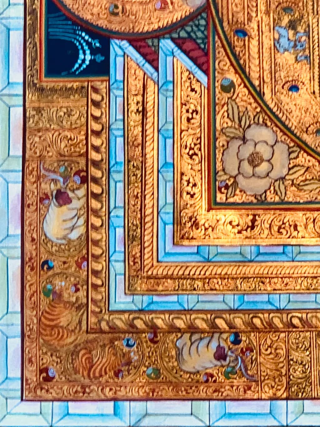 Ornate Golden Scrollwork