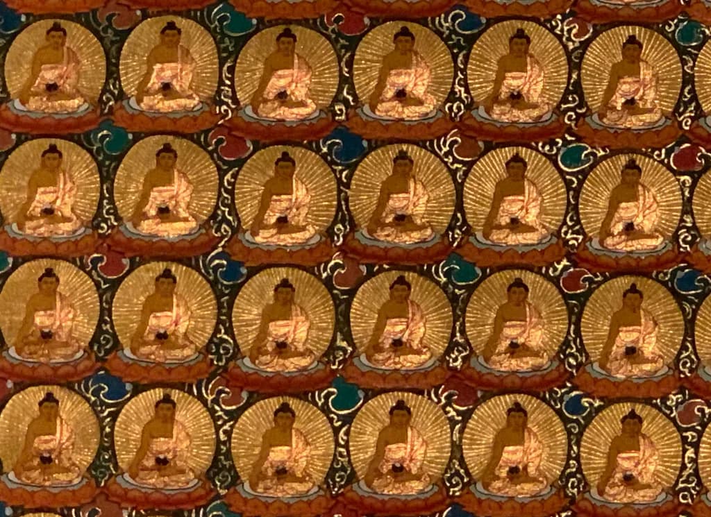 Golden Buddha Mosaic