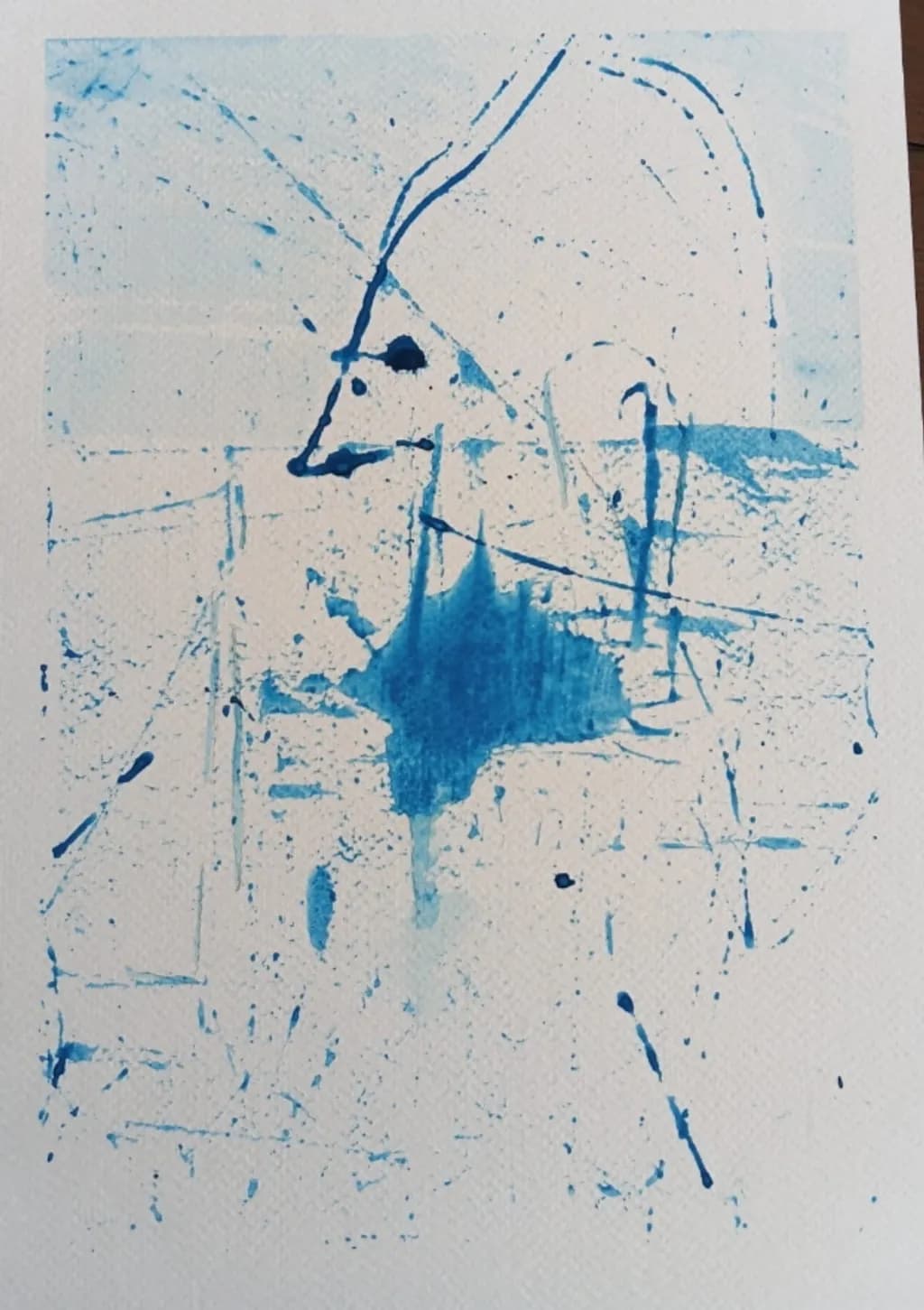 Blue Silhouette