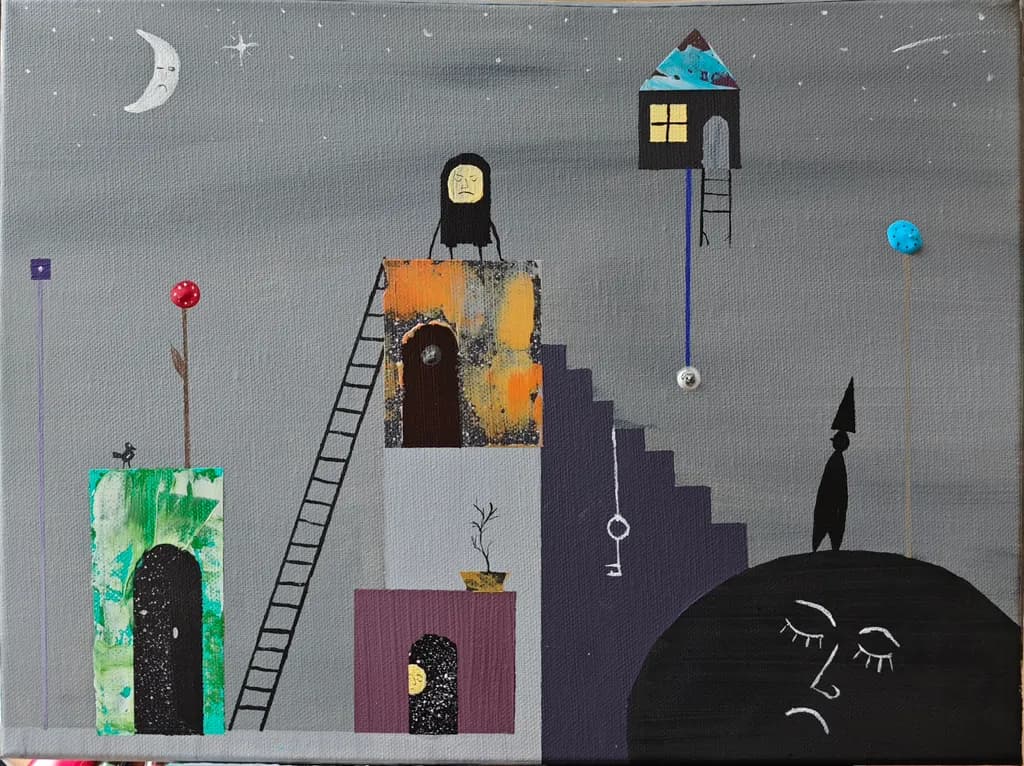 Moonlit Ladders