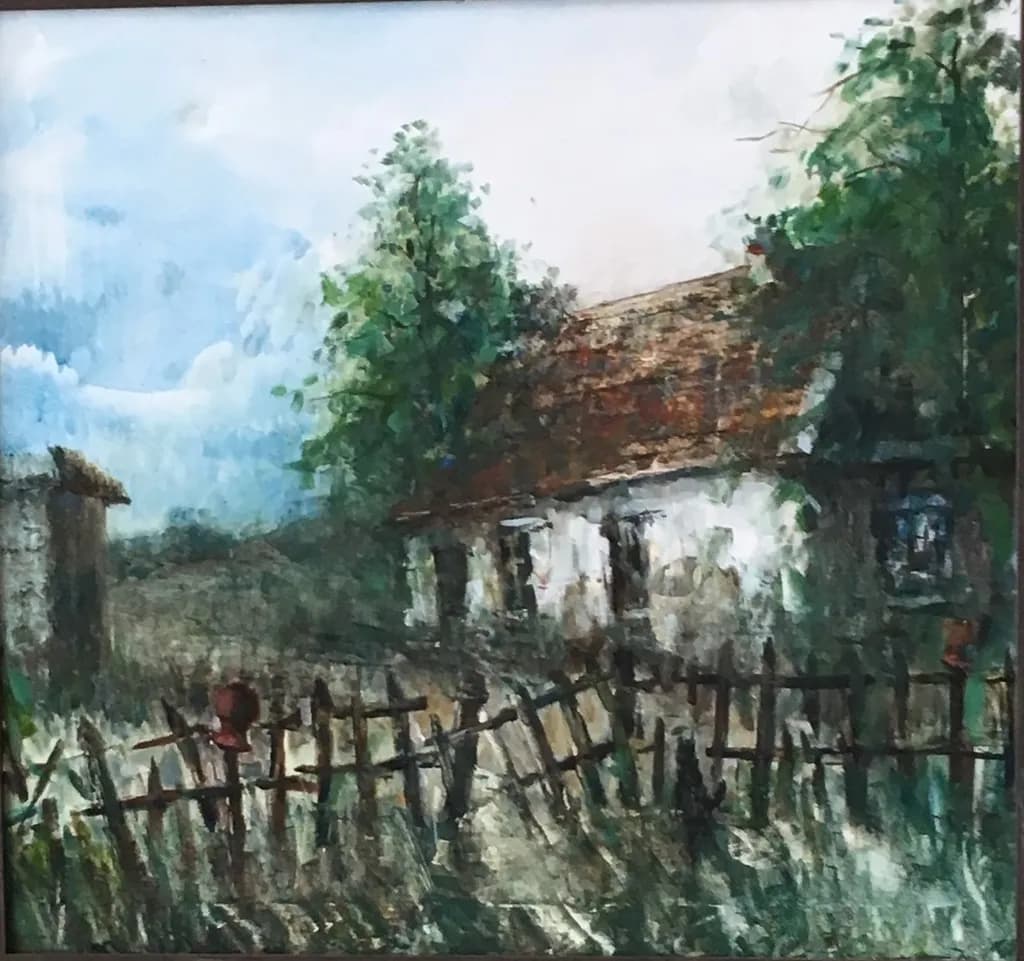 Rustic Cottage Fence