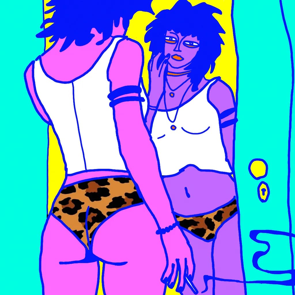 Leopard Reflection