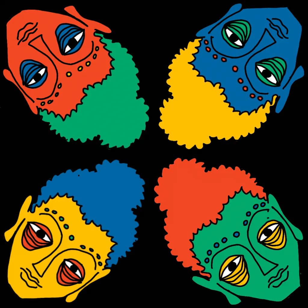 Colorful Faces Quartet